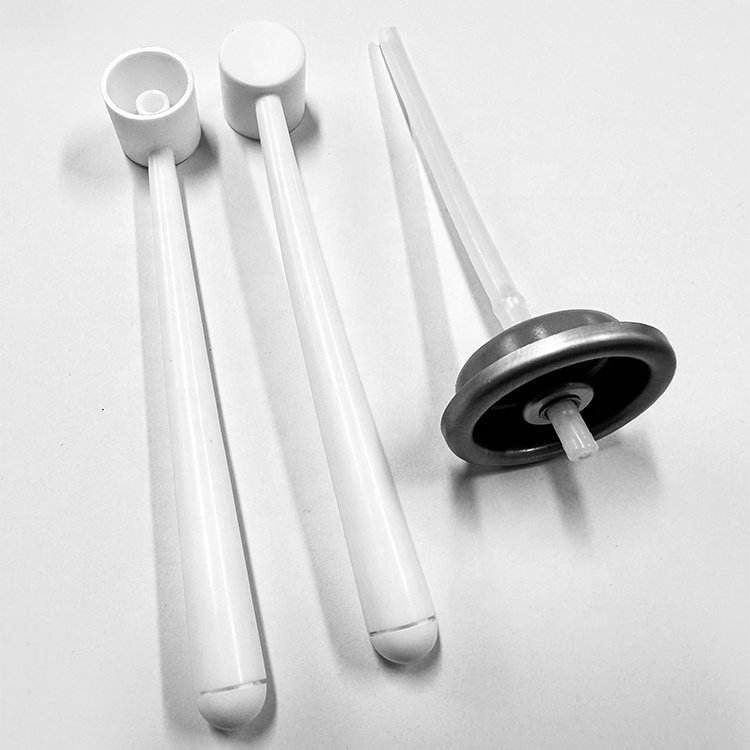 Accept custom continuous aerosol valve aerosol plastic valves with actuator for can