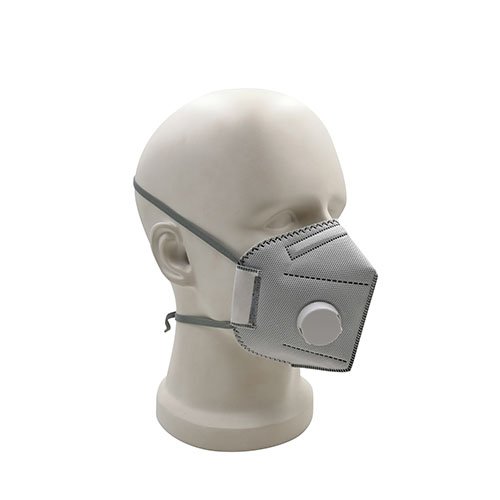 4802AV Disposable Anti Fog FFP2 Folding Valve Respirator Face Mask Comfortable & Breathable