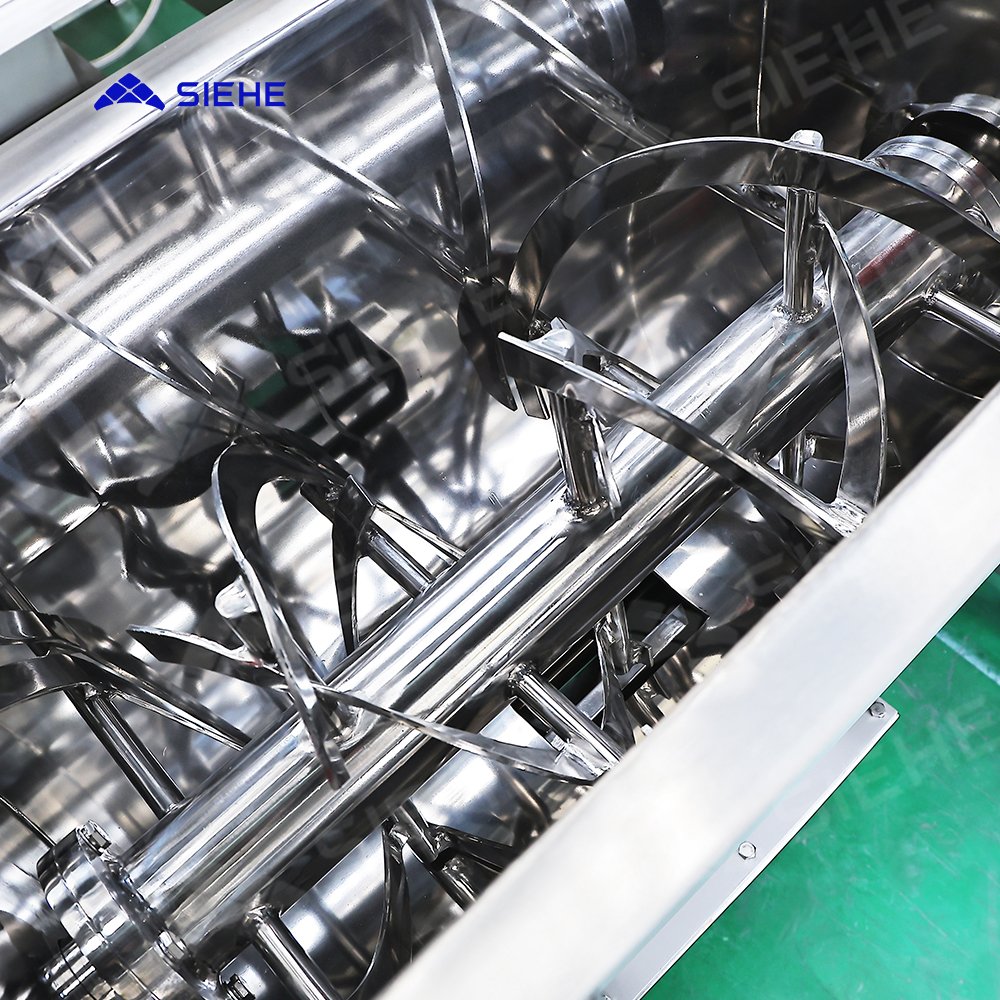 Industrial Bakery Powder Mixing Horizontal Ribbon Blender For GMP Factory