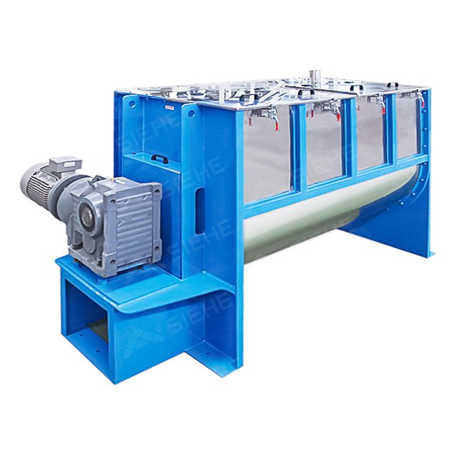 Industrial Bakery Powder Mixing Horizontal Ribbon Blender For GMP Factory