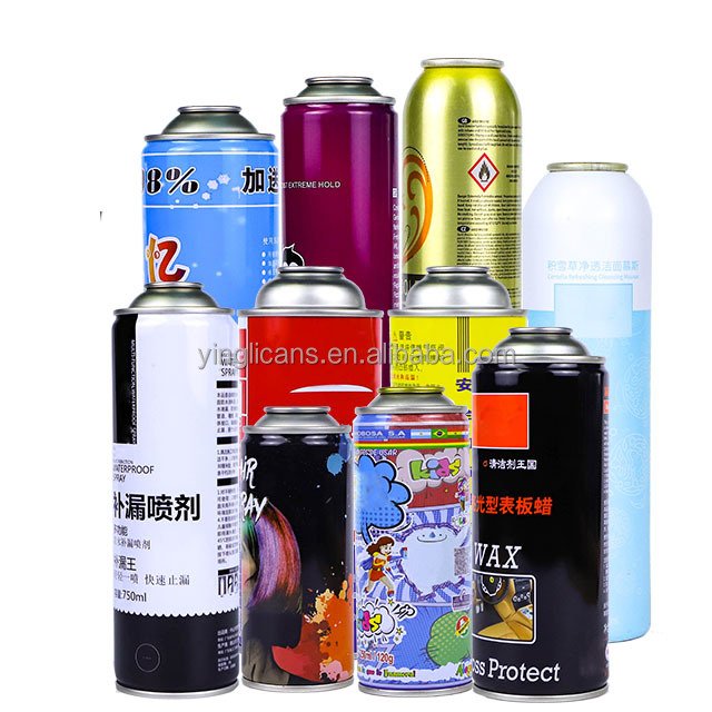 wholesale Diameter 52mml empty aerosol tin can with aerosol valve for hair spray