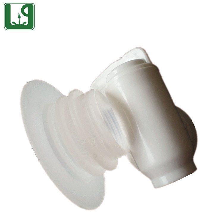 Easy operation PE spout valves for grease bags in box packaging