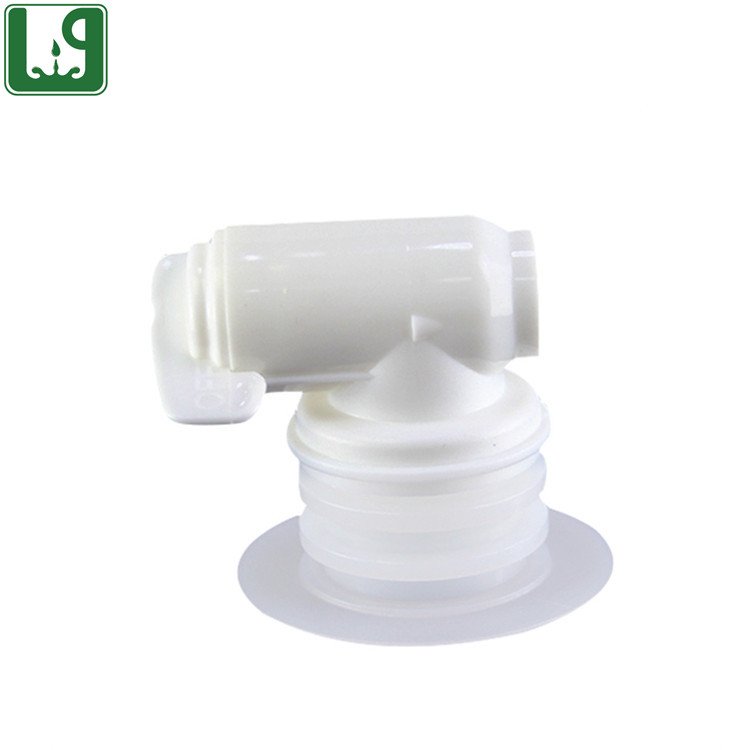 Easy operation PE spout valves for grease bags in box packaging
