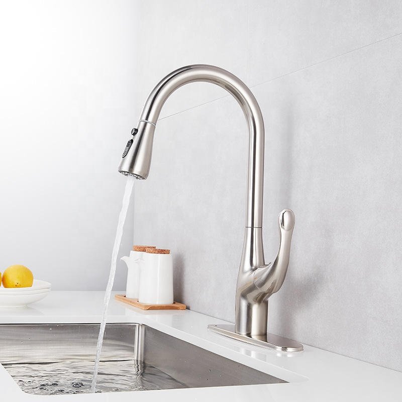 2024 kitchen faucet stainless steel 304 water tap modern kitchen taps brass pull out kitchen mixer sink faucets