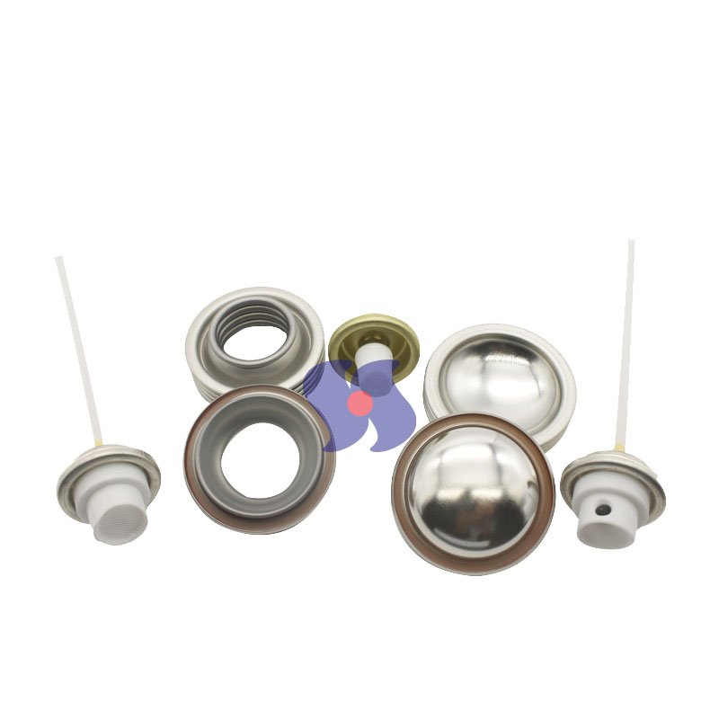 aerosol can components actuator valve spray empty aerosol tin cans Aerosol Top and Bottom