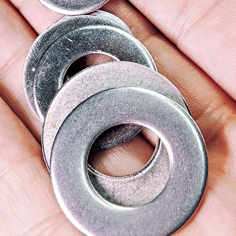 Factory Wholesale Flat Washer Custom Flat Lead Washer Plain DIN DN10~DN200 Punching Polishing & Spray Stainless Steel CN;SHN