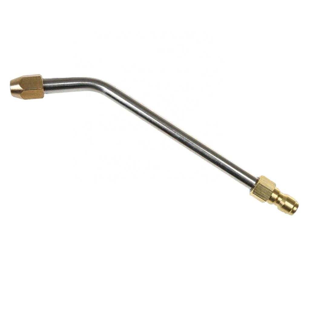 High Pressure Washer Spray Nozzle Attachment, Extend Bended, Angled Hose Angled Lance Extension