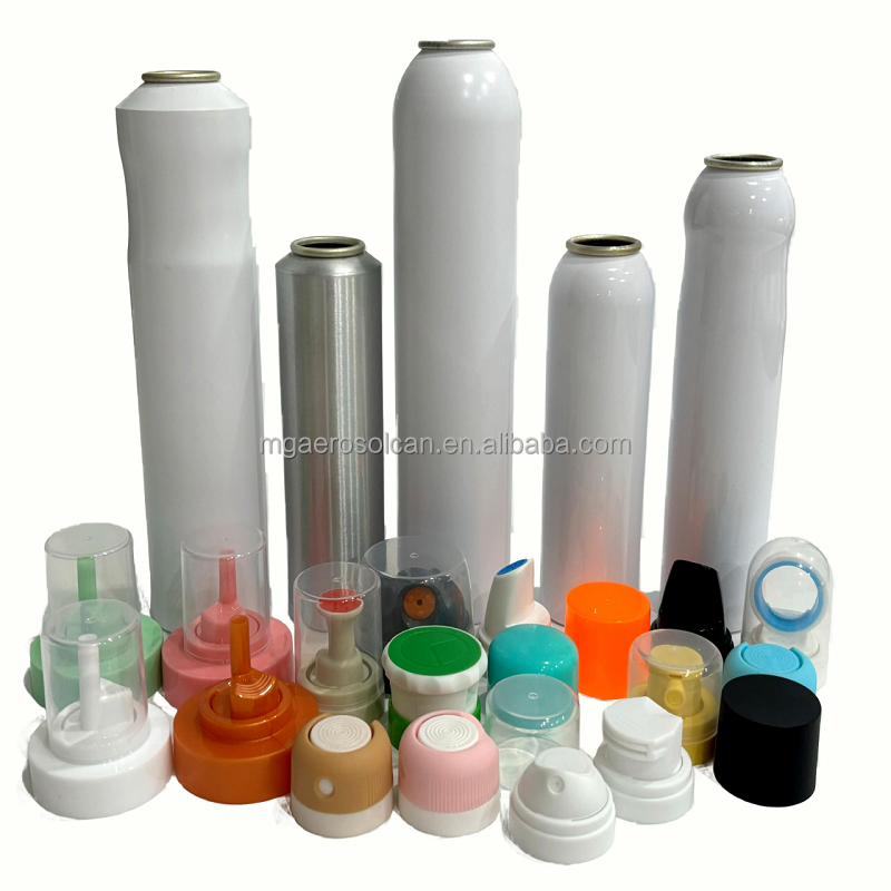 Custom Private Label Empty Aerosol Can With Valve And Actuator For Hair Shaping Lace Hair Foam Mousse Spray