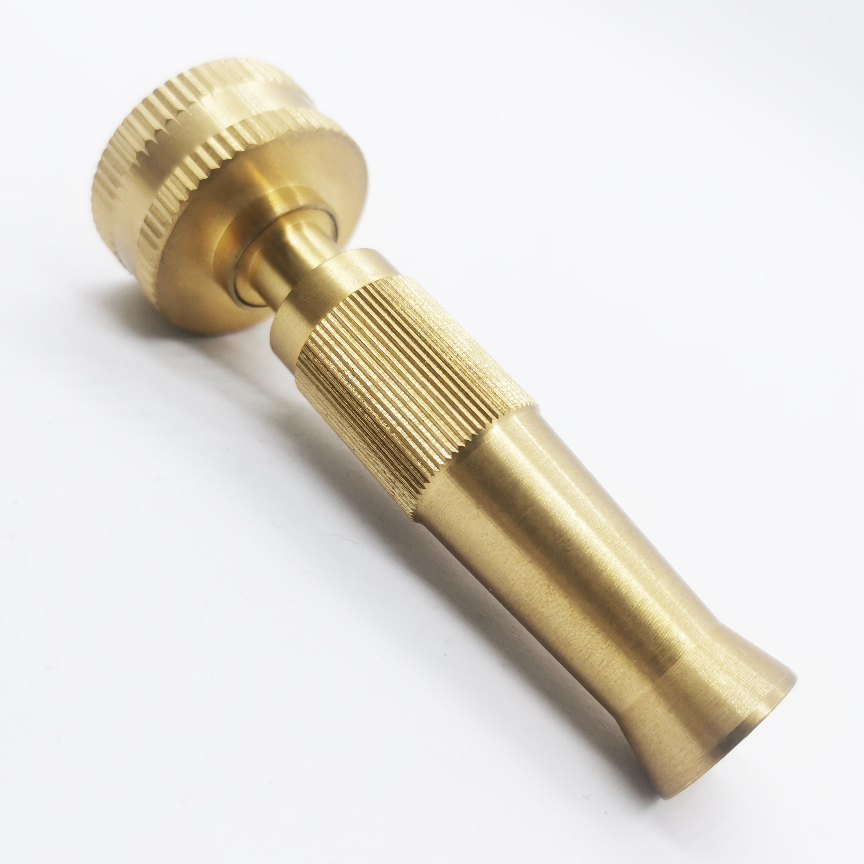 Green Valve high quality Garden Tool Brass Spiral Nozzle Garden Hose Spray Nozzle