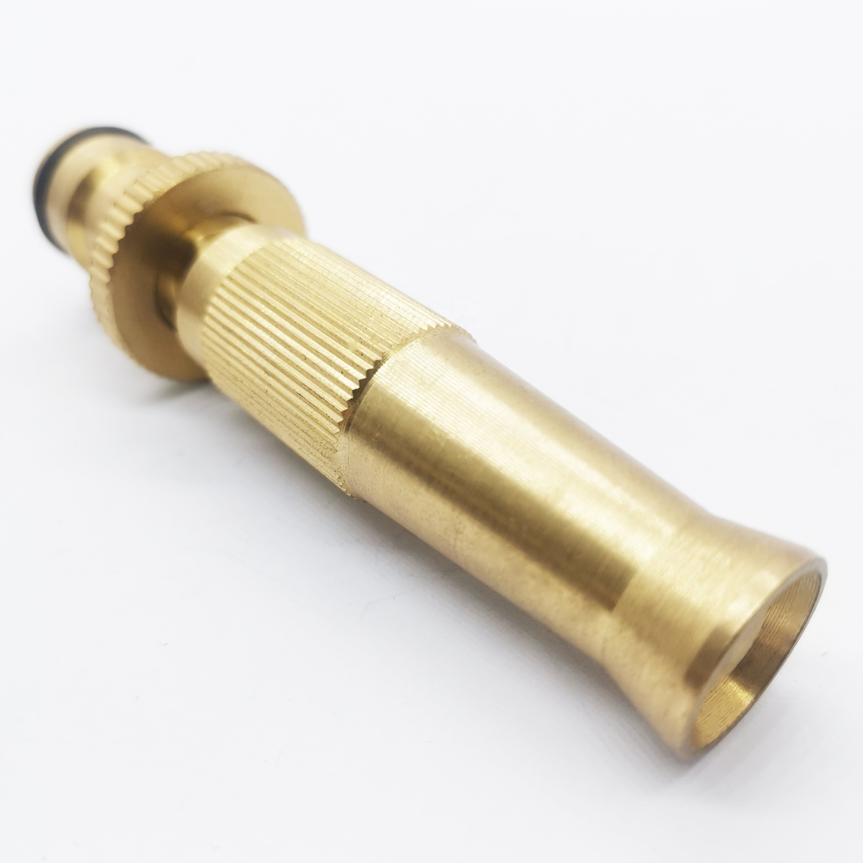 Green Valve high quality Garden Tool Brass Spiral Nozzle Garden Hose Spray Nozzle