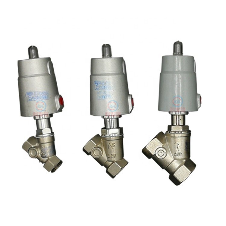 Industrial automatic washing machine inlet valve steam valve pneumatic angle seat valve