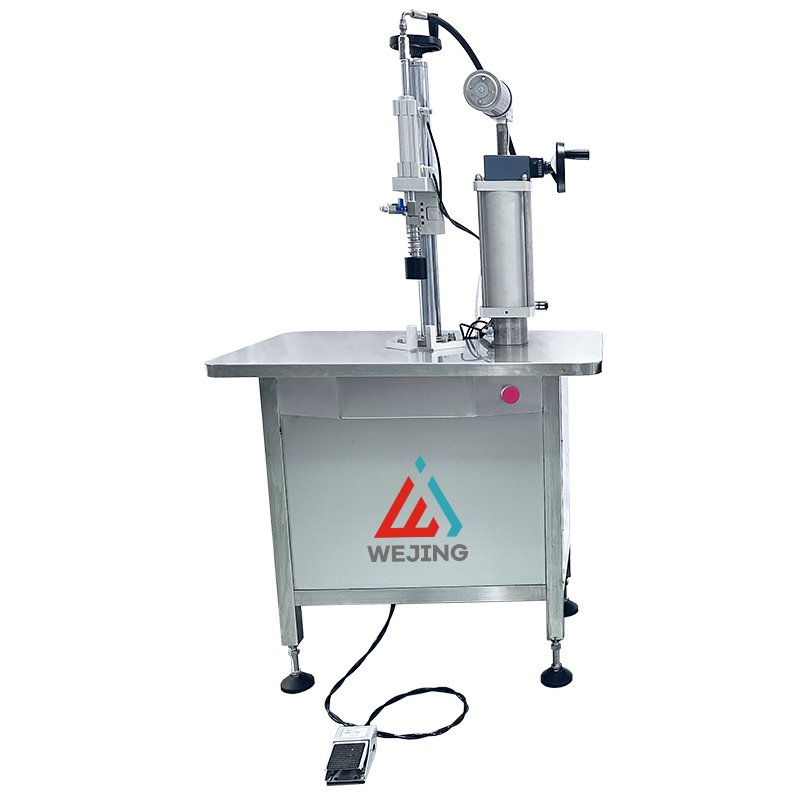 Semi Automatic BOV Bag On Valve Aerosol Liquid Filling Machine