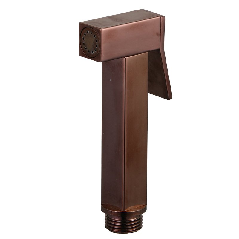 High pressure jet spray toilet portable shattaf handheld bidet sprayer jet handheld bidet brass sprayer gun