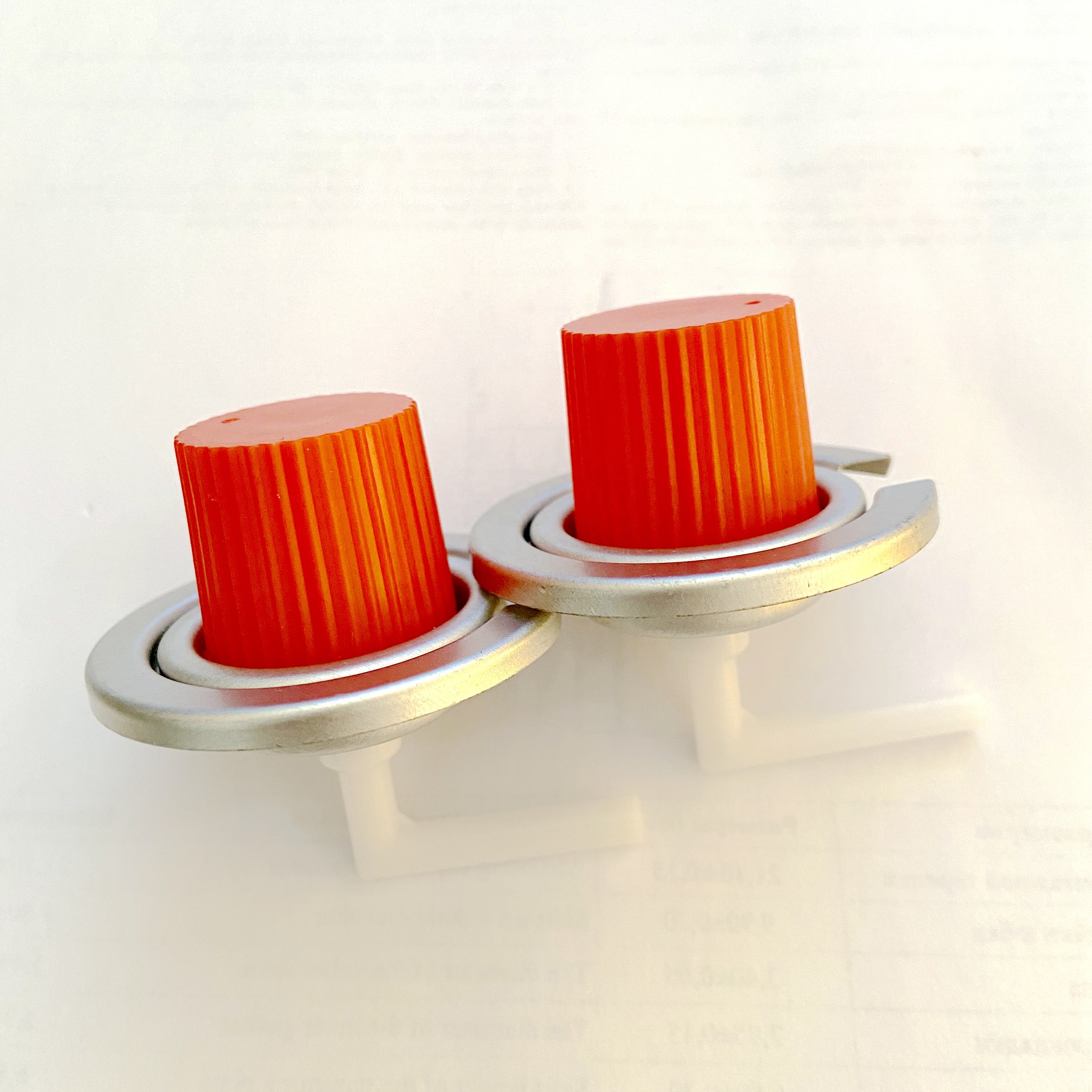 High quality spray valve accessories portable gas stove valve with red cap