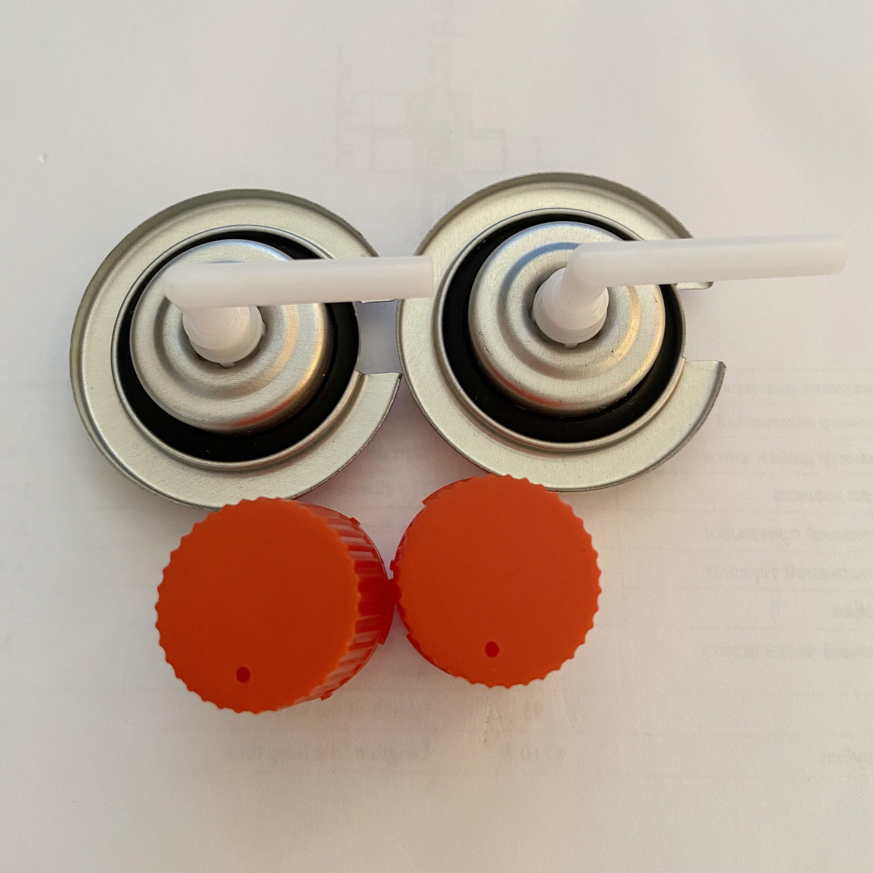 High quality spray valve accessories portable gas stove valve with red cap