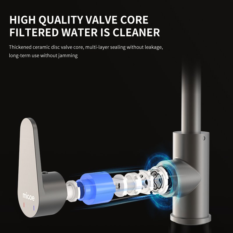 Faucet Replacement Part Chrome Stainless Steel Pre Rinse Spray Valve For Kitchen Sink Faucets