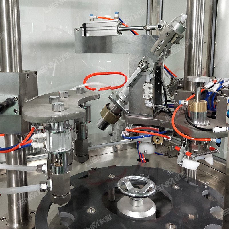 LIENM Best Aerosol Can Filling Machine Spray Paint Spray Cans Air Fresheners Bov Automatic Aerosol Filling Machine Line