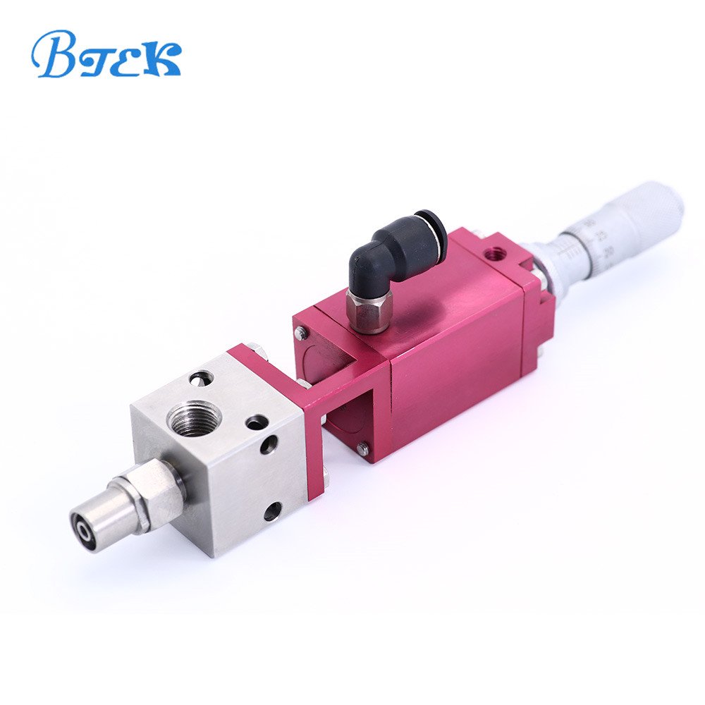 Luer Lock Glue Dispensing Controller Fluid Mixing Dispensing Valve