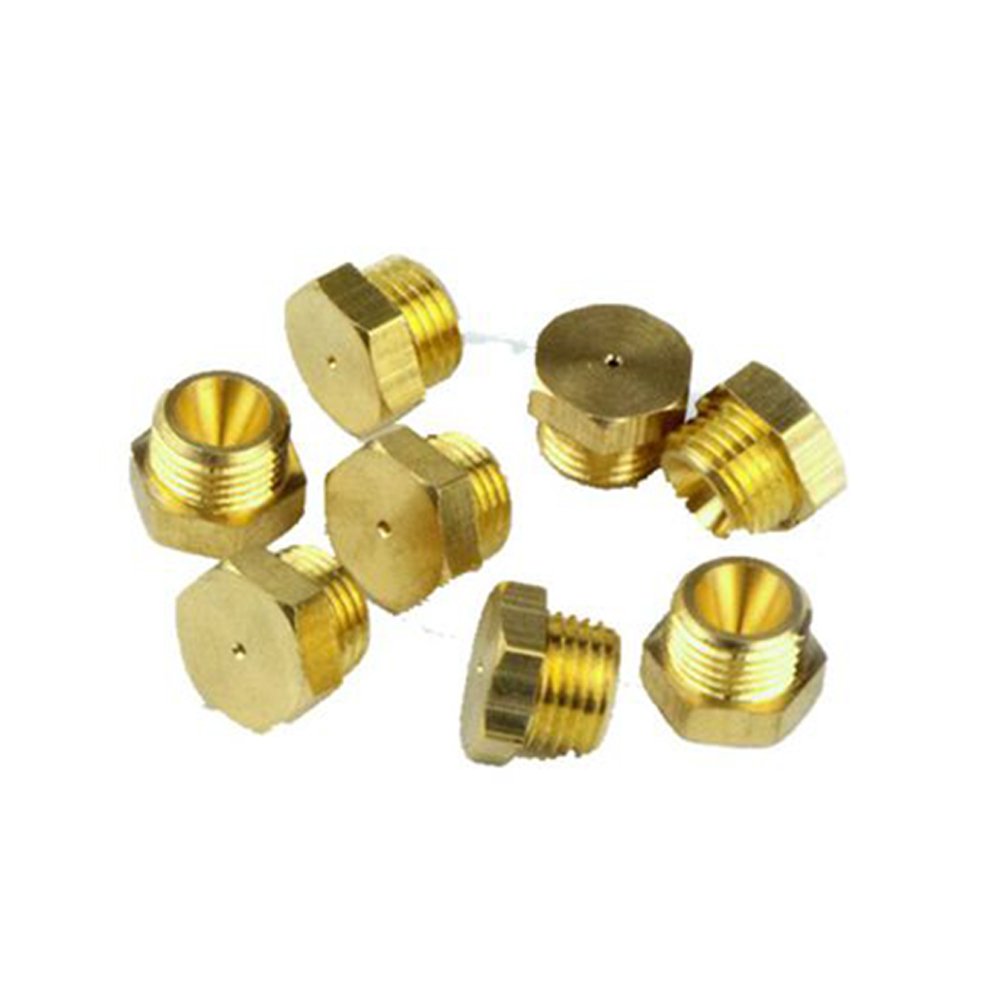 M8X1 Nuts with 0.75mm lpg nozzle for gas valve/LPG or NG gas stove/gas water heater