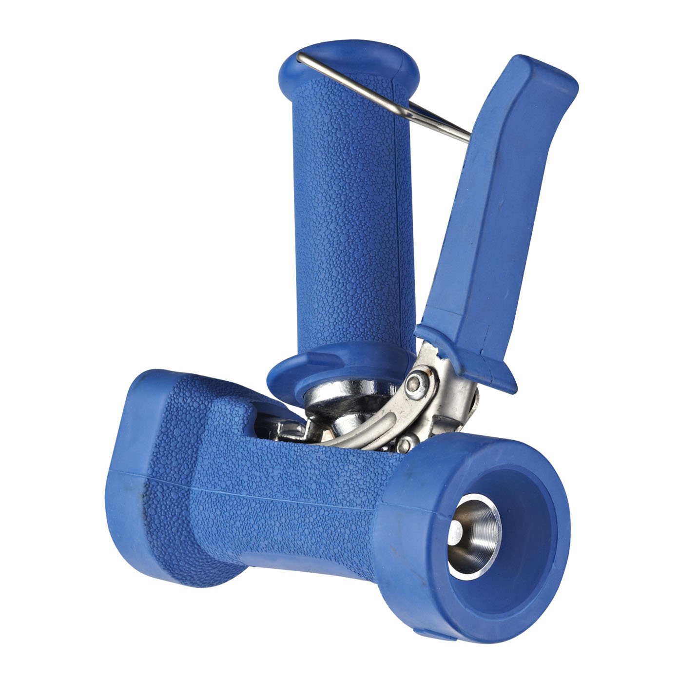 Top XDF5198 Heavy-duty No Ntoxic Blue Hose with Knitted Reinforcement Enclosed Type 9.1M Hose Reel with Water Gun or Spray Valve