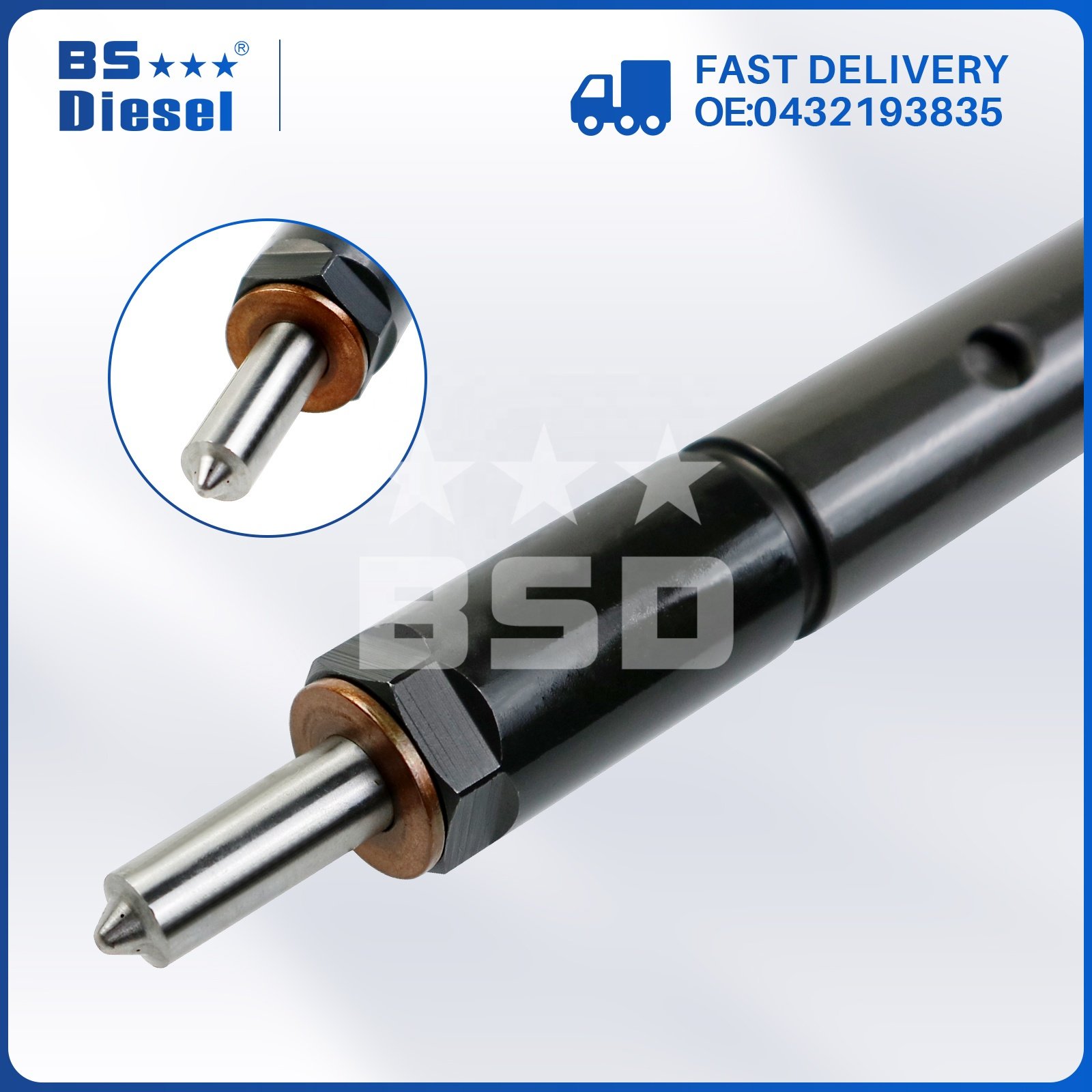 Brand New Autoparts Diesel Fuel Injector ERR3339 BF5T9F593AA 0432193835 Injector Nozzle For LAND ROVER 300 TDI Engines