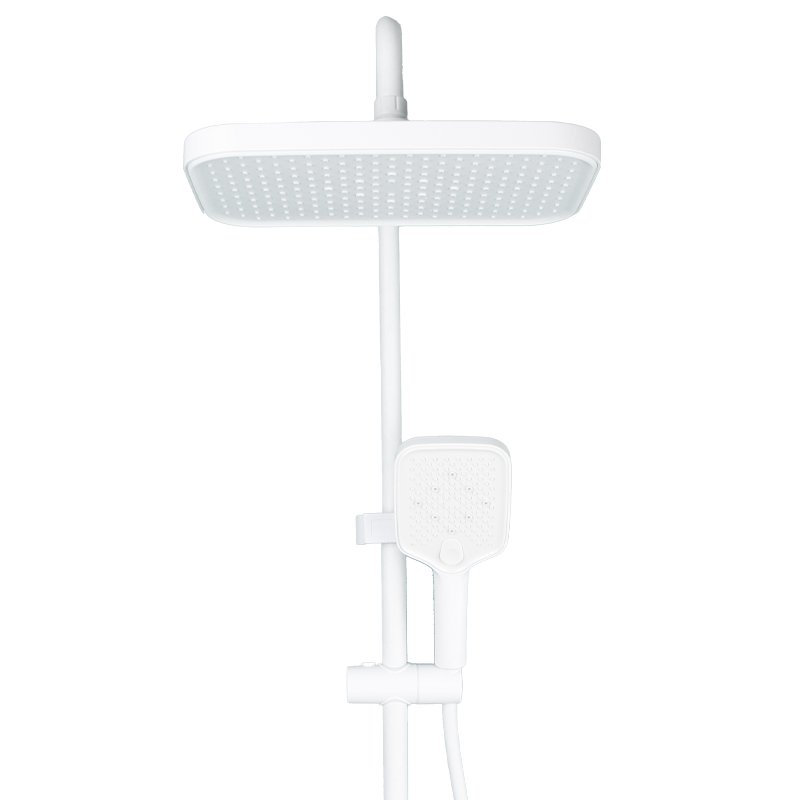 Luxury Wall Mounted Exposed Smart Shower Mixer Tap With Temperature Display