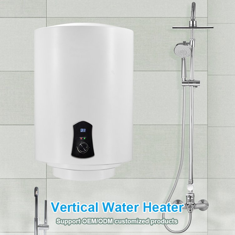 China Factory 30L 50L 80L 100L Vertical Electric Water Heaters For Household