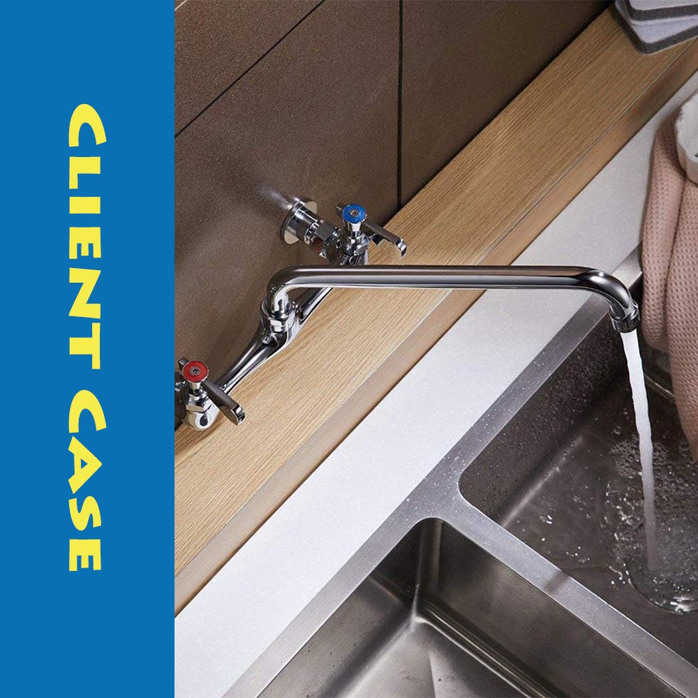 Direct manufactory flexible stainless steel faucet llaves para fregaderos de cocina pre rinse sprayer valve with hose