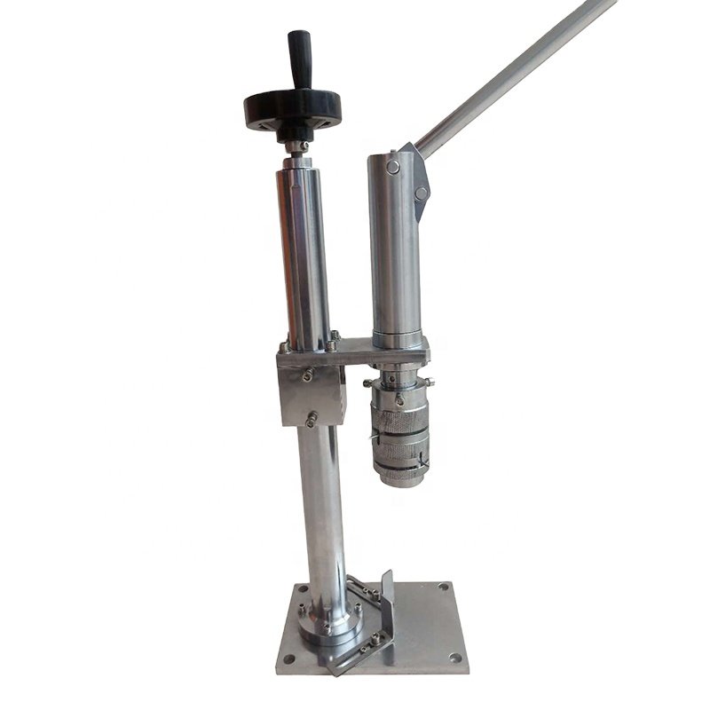 Semi Automatic Spray crimper Tin Can Valve Crimping Aerosol Sealing Machine Manual Air Freshener Spray Paint Aerosol Products