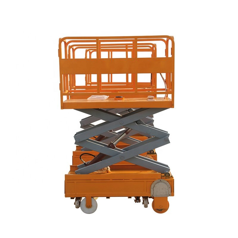 Pipe rail trolley for greenhouse electric scissor lift invaluable to the horticultural industry