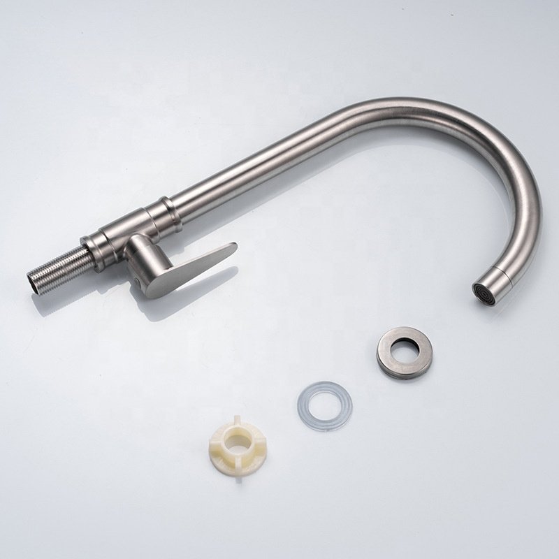 Wholesale Stainless Steel 360 Swivel Pull Down Spray Gooseneck Sink Mixer Faucet Taps Kitchen Faucet
