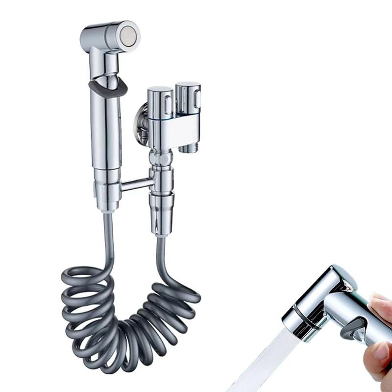 Brass Valve Body Warm Water Bathroom Spray Gun Shataf WC ABS Hand Held Muslim Shower Shattaf Bidet Faucet Sprayer for Toilet