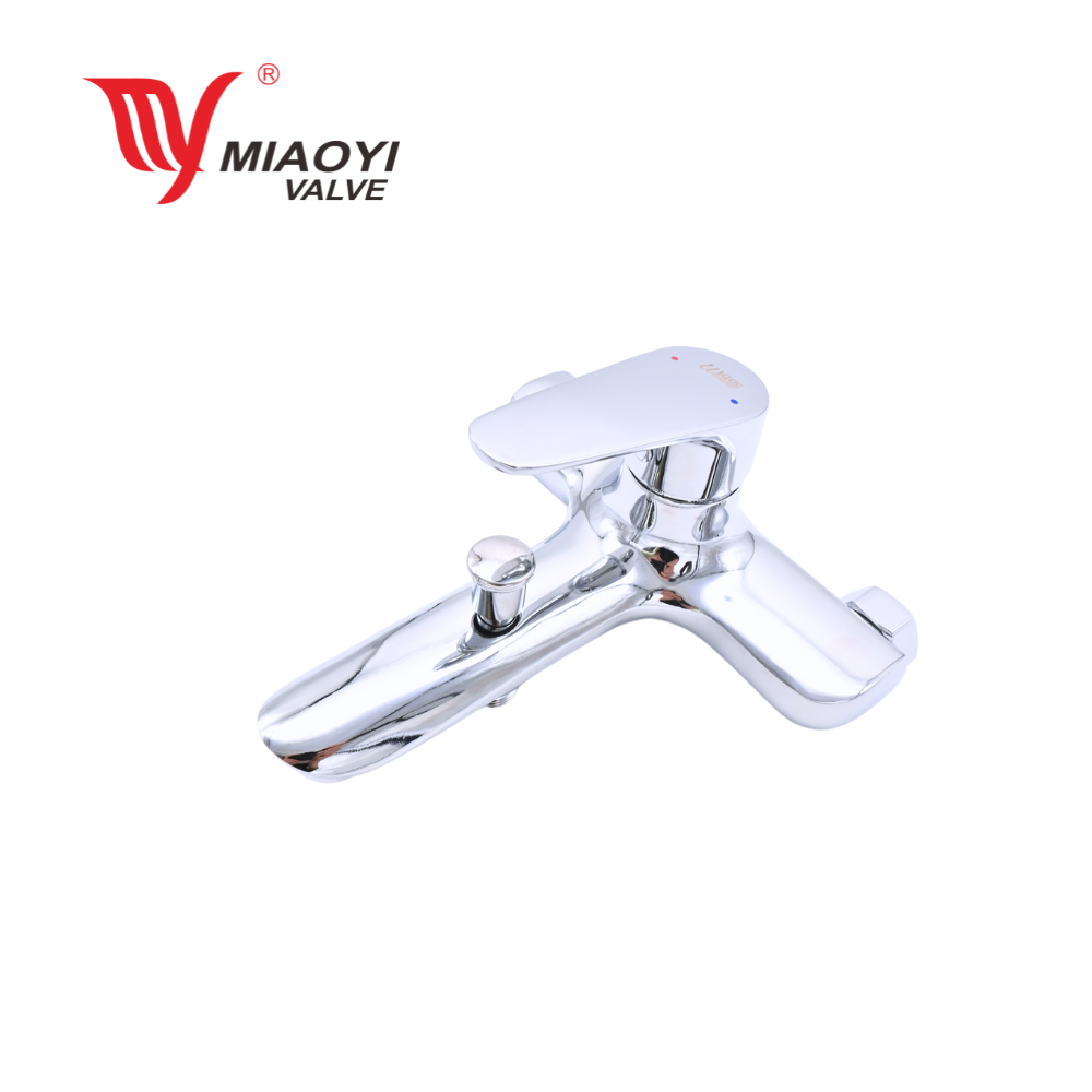 Miaoyi Cheap Economic Single Lever Water Shower Bath Mixer Brass Bathroom Chrome Modern Contemporary Zinc Polished Bath Tap