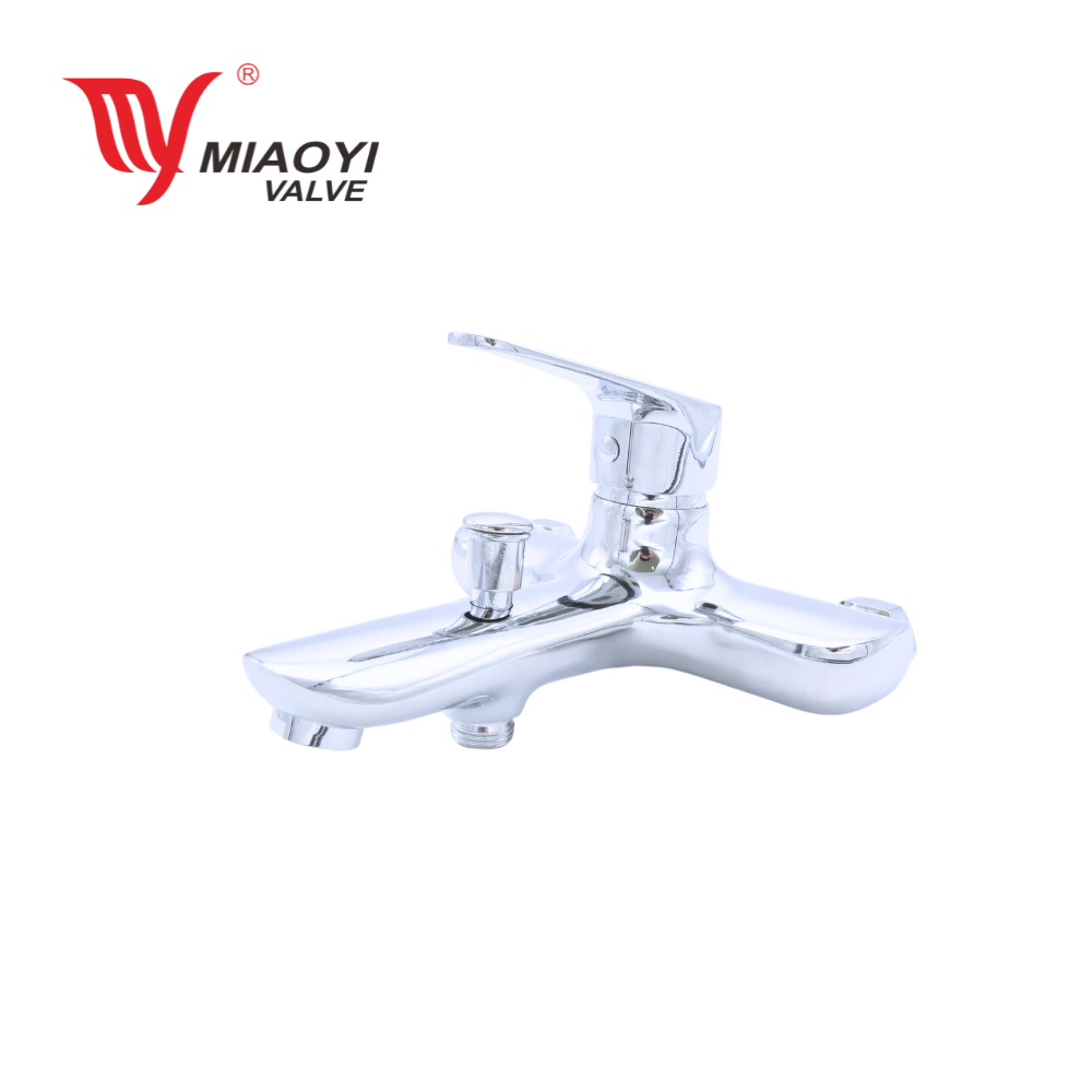 Miaoyi Cheap Economic Single Lever Water Shower Bath Mixer Brass Bathroom Chrome Modern Contemporary Zinc Polished Bath Tap