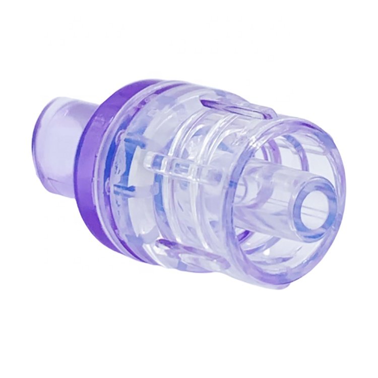 ISO9001 small air stopcock valve plastic mini air flow pressure medical luer lock check valve