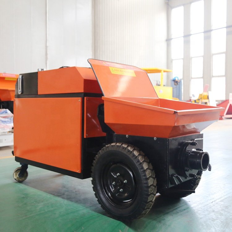 6-8m3/h Electric Concrete Pump Wet Concrete Spray Machine Small Concrete Pump Machine Nice Price For Sale