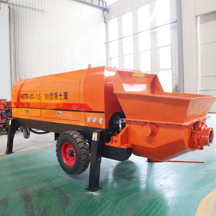 6-8m3/h Electric Concrete Pump Wet Concrete Spray Machine Small Concrete Pump Machine Nice Price For Sale