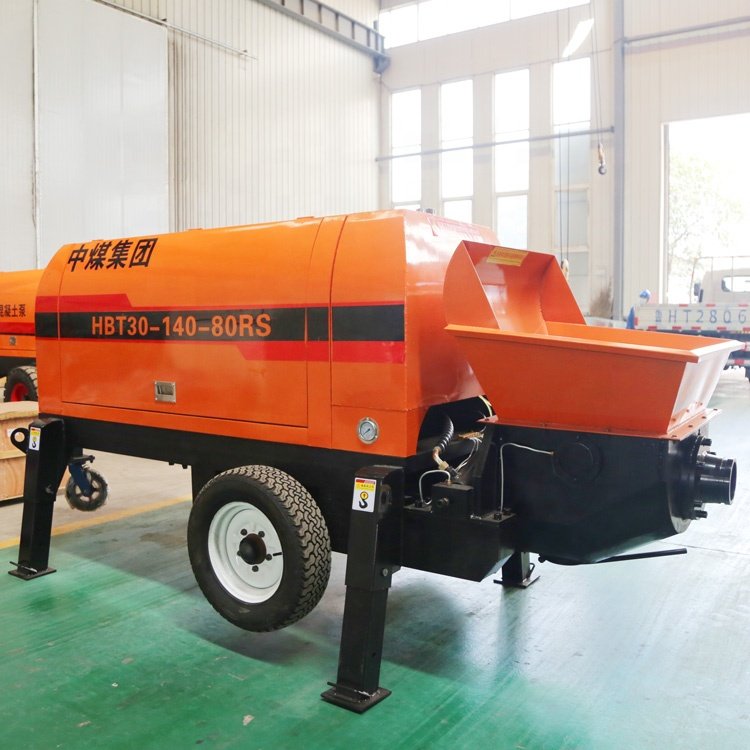 6-8m3/h Electric Concrete Pump Wet Concrete Spray Machine Small Concrete Pump Machine Nice Price For Sale