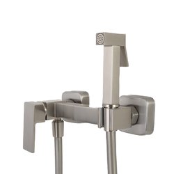 Hot Cold Water Black Shattaf Bidet Sprayer With Tap For Toilet Bathroom Wall Mounted Toliet Bidet Mixer Faucet Spray