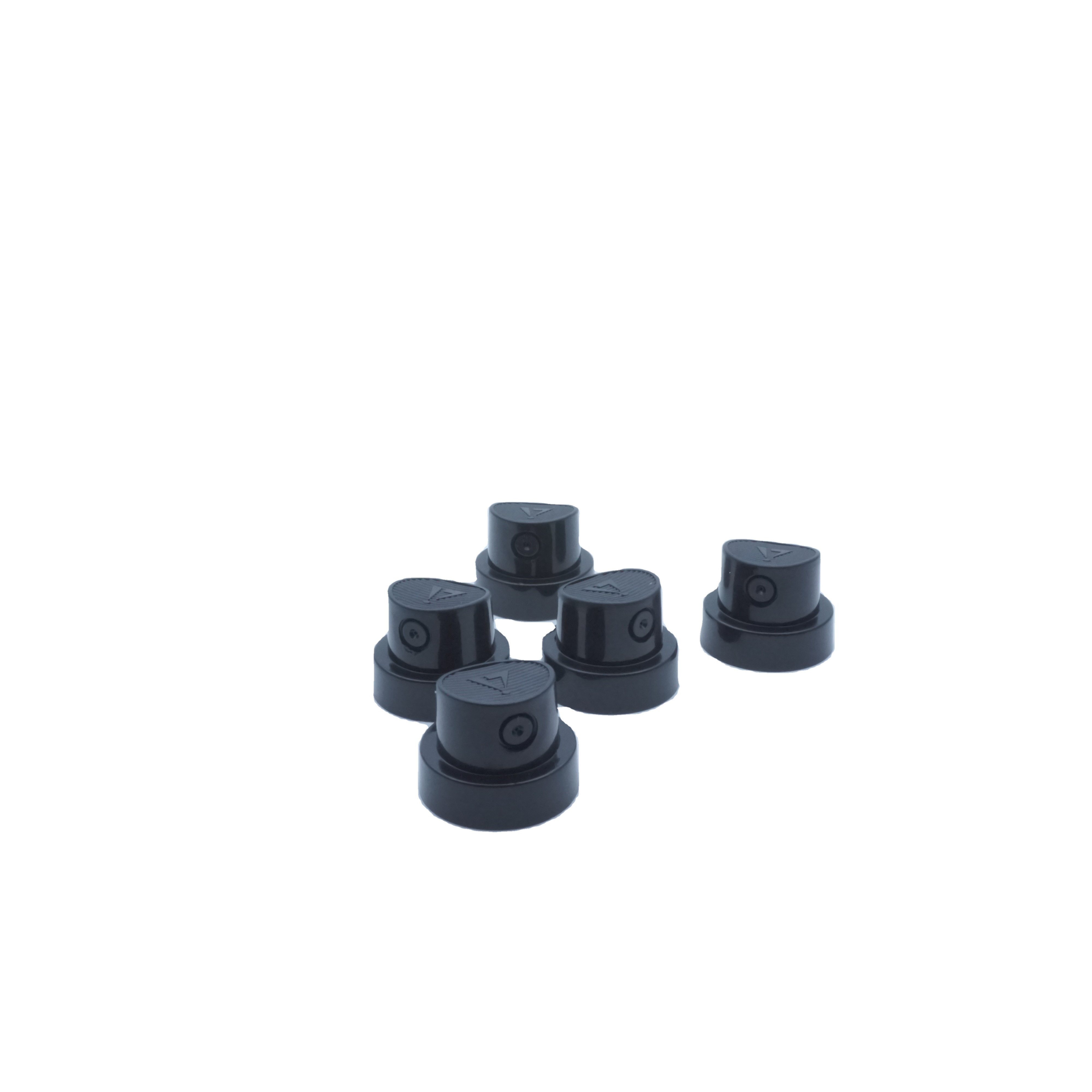 R type spray actuator for one inch valve plastic black button