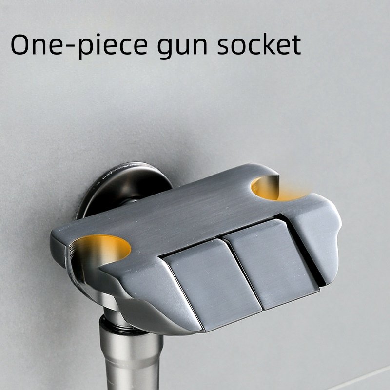 Gun gray spray gun toilet companion flushing booster spray gun set bathroom one in two out angle valve companion set