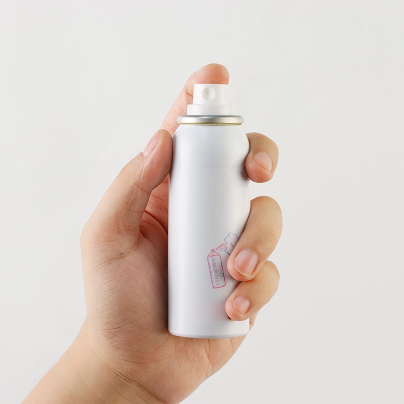 hot selling custom empty aluminum anti rust male bag on valve for aerosol spray can 15 ml-700 ml white back colorful design