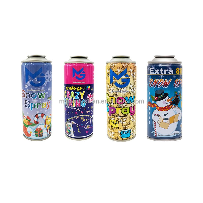 High Quality Empty Snow Spray Can Diameter 45/52mm Aerosol Tinplate Can