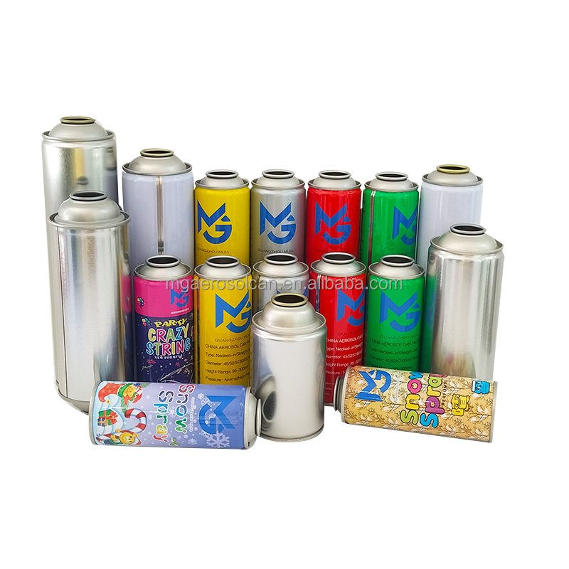 High Quality Empty Snow Spray Can Diameter 45/52mm Aerosol Tinplate Can