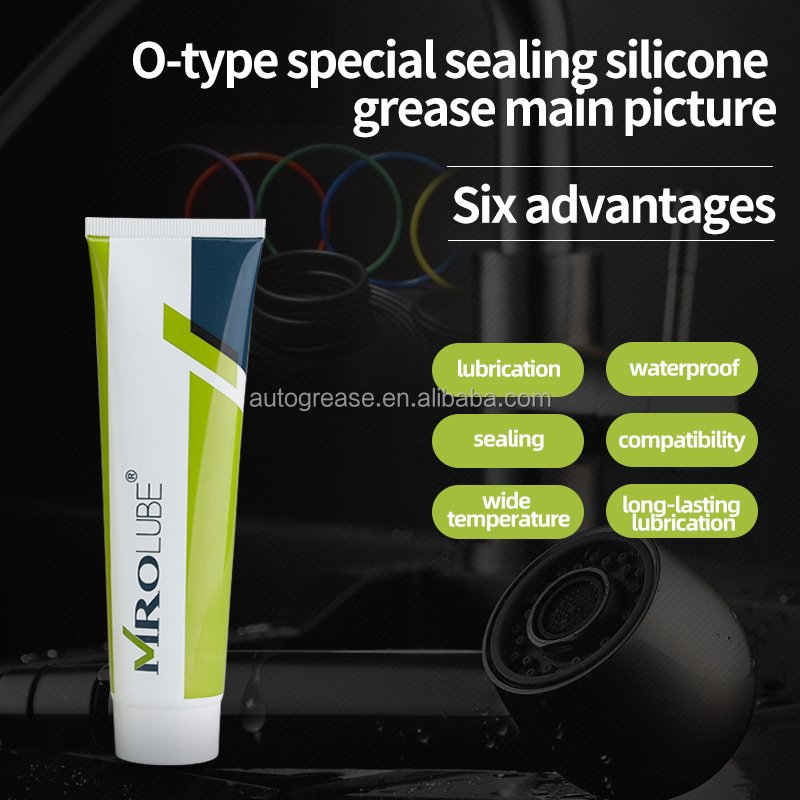 Manufacturer Direct Supply Excellent Small Tube Silicone Lubricant Grease O-Ring Special Sealing NSF Compliant Spray Type