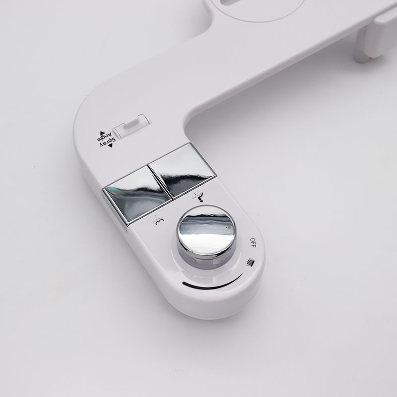 New Design Key Button Nozzle Self-Cleaning Bidet Toilet Attachment Cold Water Non Electric Toilet Bidet