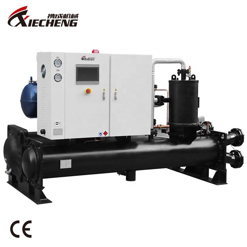 Smart System Power Saving Spray Film Falling Type Screw Chiller With Inverter