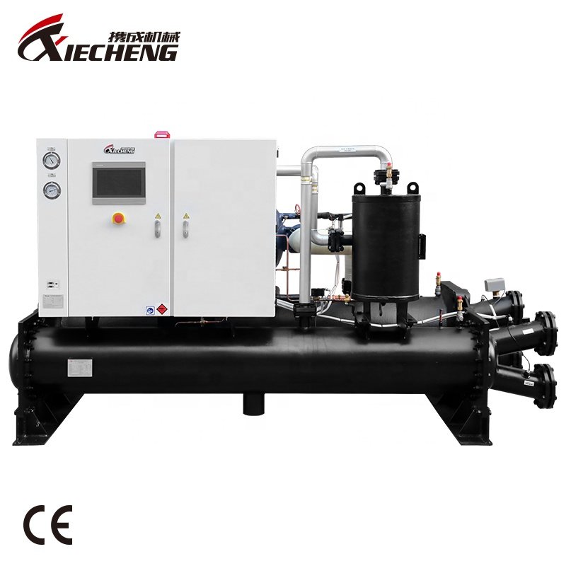 Smart System Power Saving Spray Film Falling Type Screw Chiller With Inverter