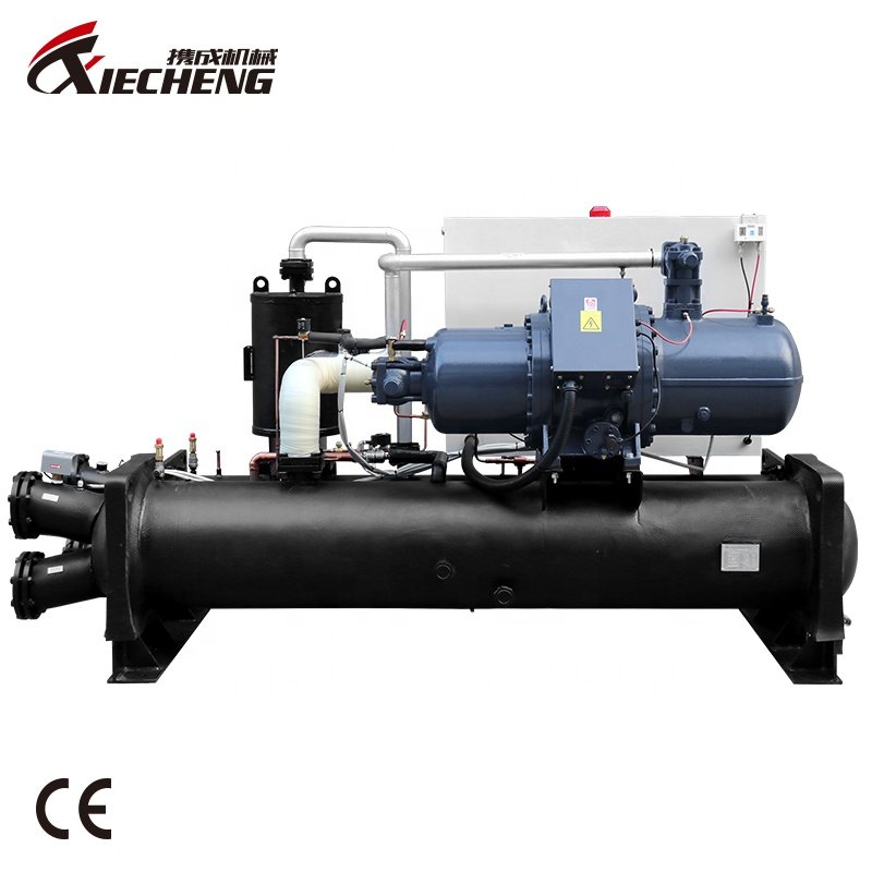 Smart System Power Saving Spray Film Falling Type Screw Chiller With Inverter