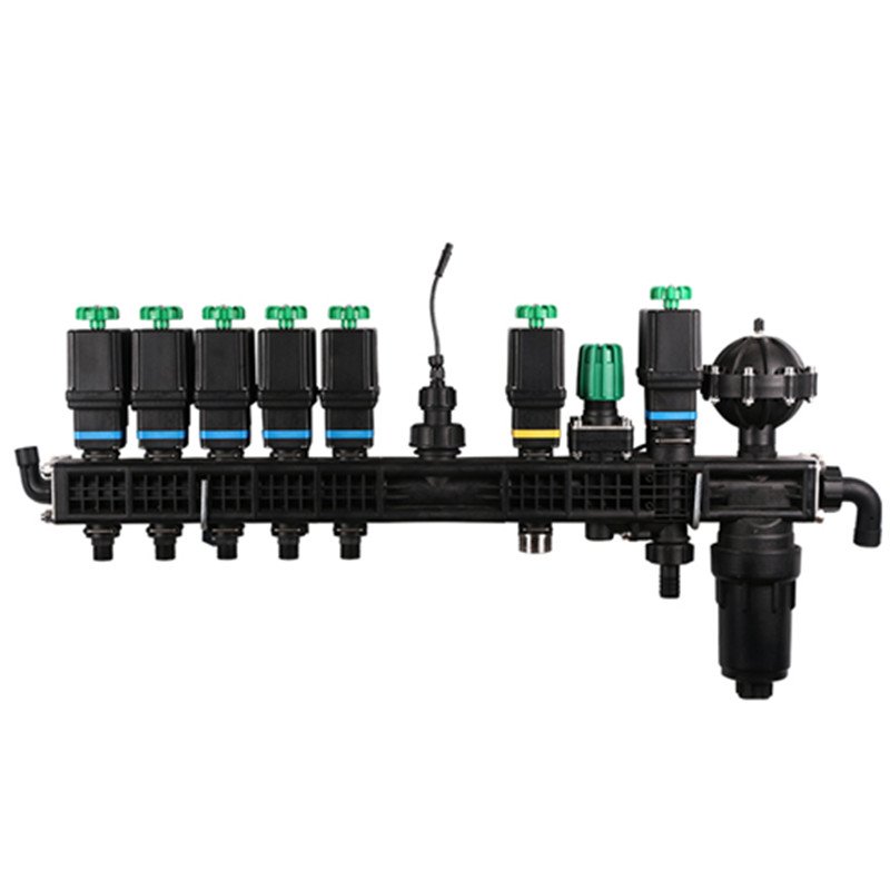 AgricuLiChenglture Tools Agricultural Sprayer Control Shut Off Valve 5 Way Water Splitter Lead, Electrically-Controlled Valve